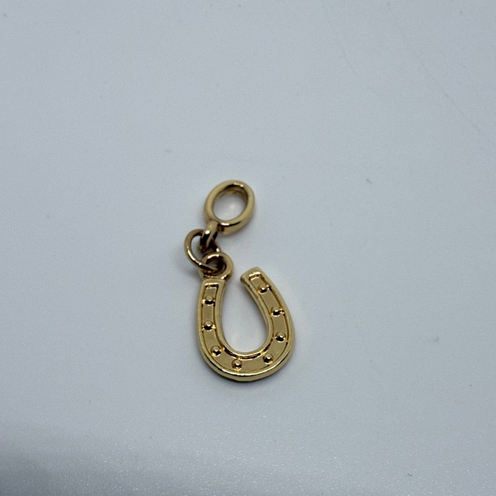 Effy Gold Lucky Horseshoe Charm Pendant NWT OS